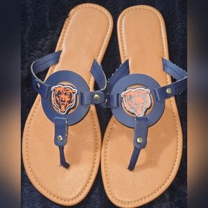NFL Chicago Bears Women's Large Flip Flops